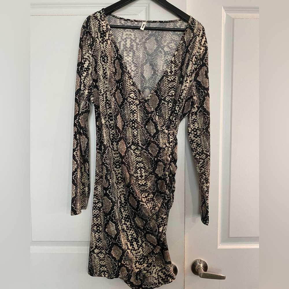 Beautiful Snake Print Dress
